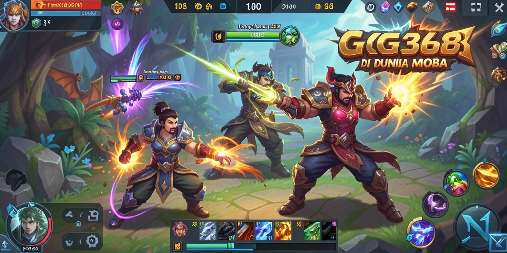 Gameplay seru dari GG368 yang memukau dalam pertempuran MOBA.
