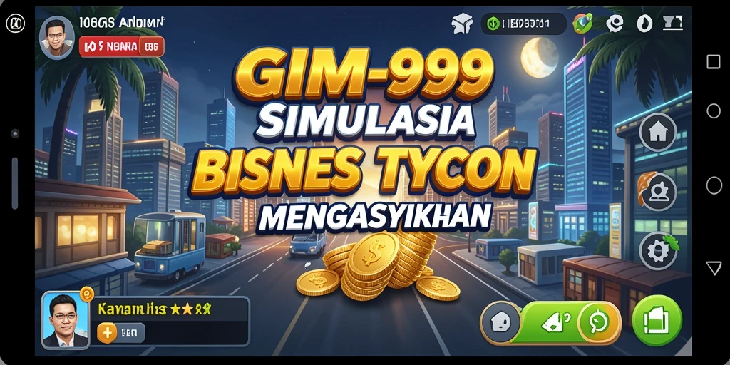 Tampilan menarik dari gameplay GIM999 yang seru dan mendebarkan.
