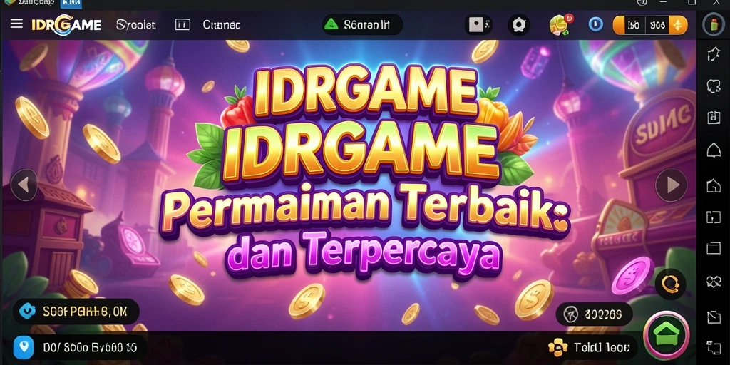Screenshot IDRGAME menampilkan gameplay Slot yang mengasyikkan dan penuh warna.