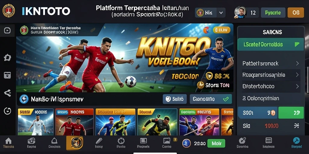 Screenshot gameplay dari aplikasi Sportsbook IKNTOTO yang menarik.