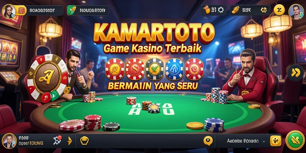 Tampilan gameplay KAMARTOTO yang seru dan menarik di aplikasi Kasino.