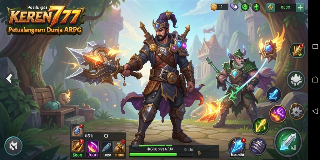 Tampilan gameplay seru KEREN777 yang mendebarkan dan penuh aksi.