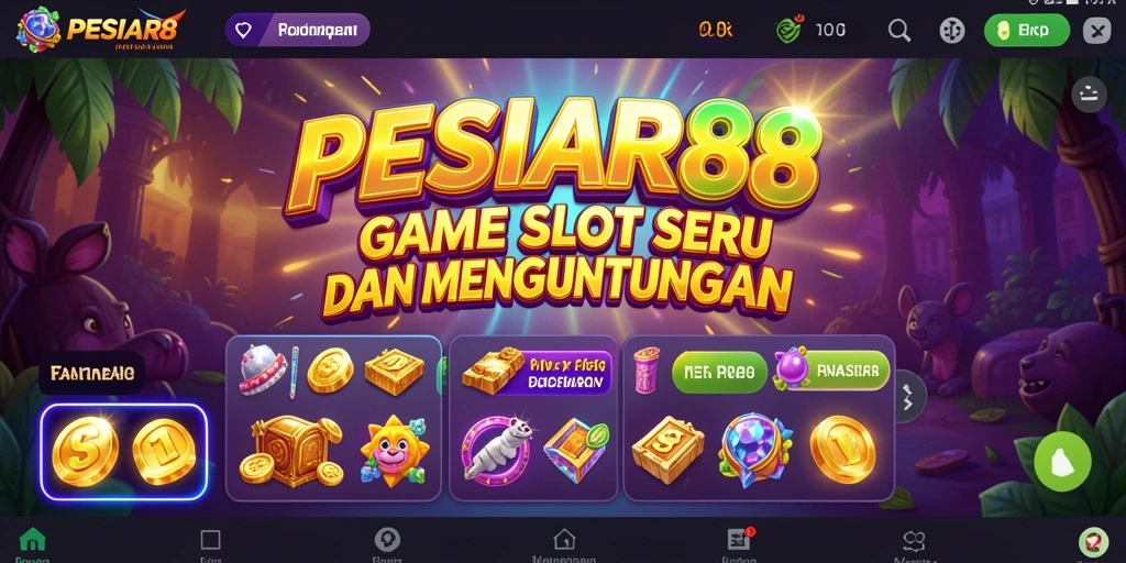 Screenshot gameplay PESIAR88 yang menarik dan penuh warna.