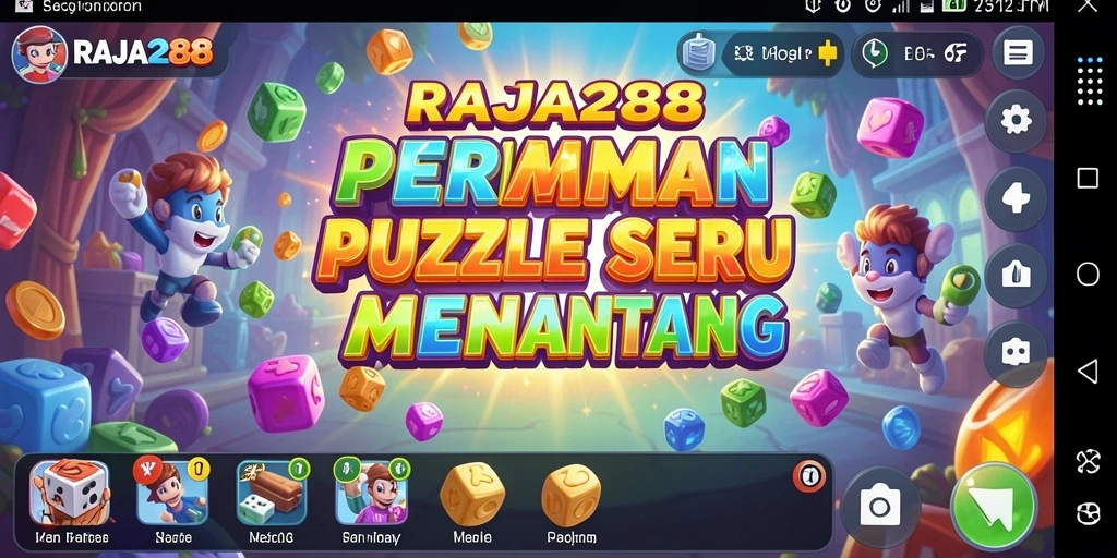 Tampilan gameplay RAJA288 yang menarik dan penuh tantangan.
