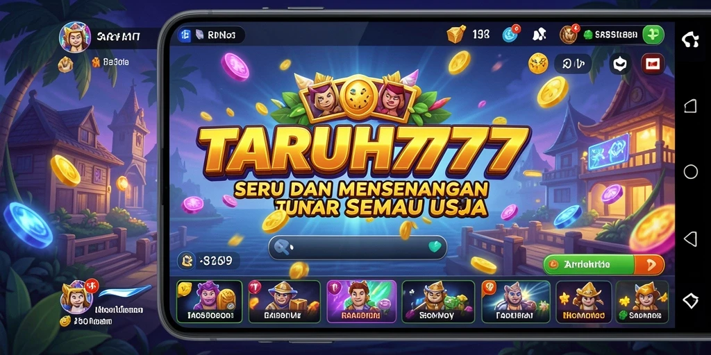 Tampilan gameplay TARUH777 yang seru dan penuh warna.